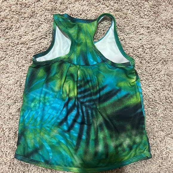 adidas 2T tennis outfit green print - Picture 3 of 7